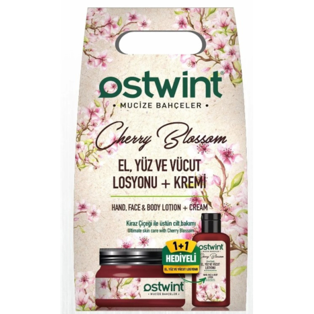 Ostwınt 300 Ml Krem+100Ml Losyon, Cherry Blossom Yüz Bakım Setleri Fiyatı