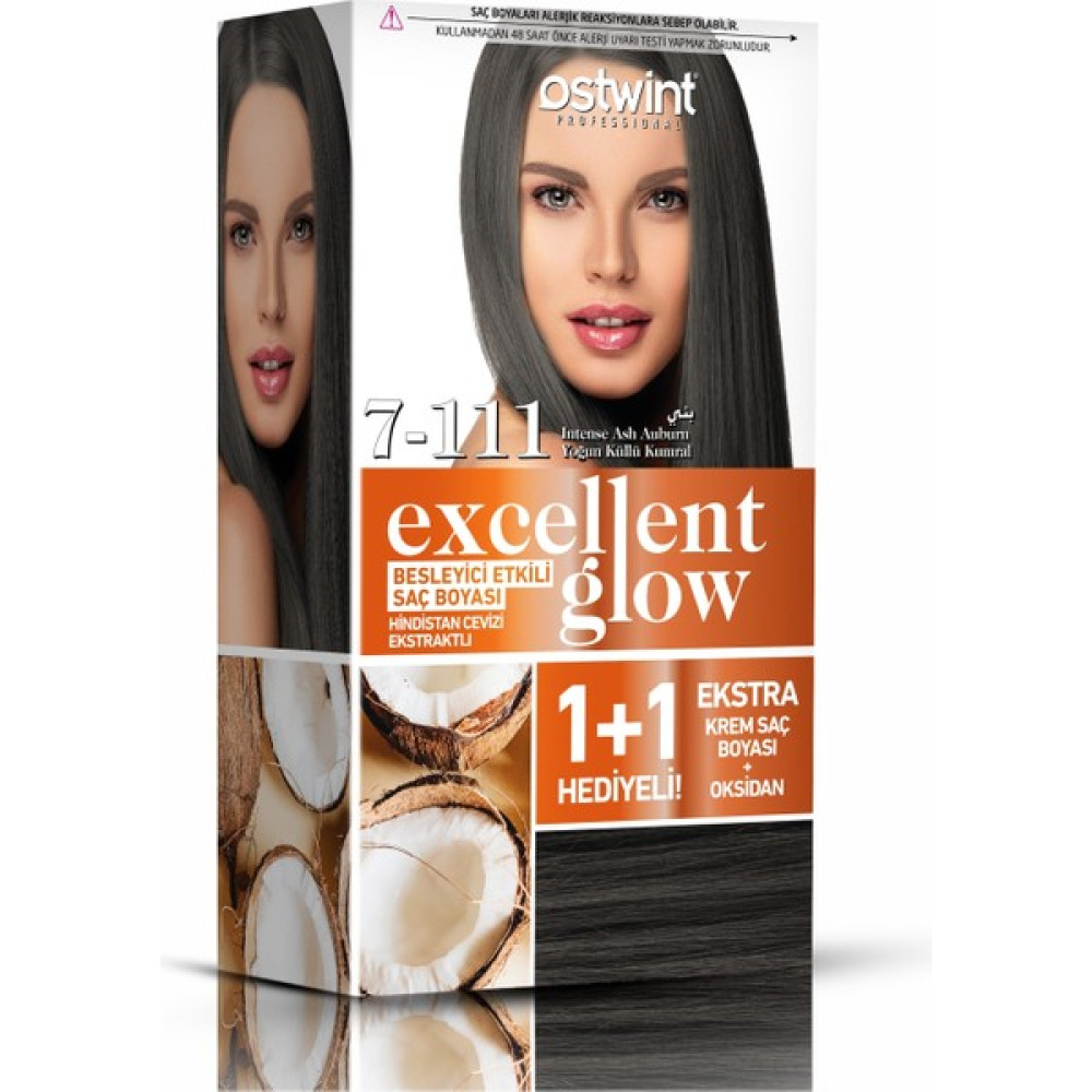 Ostwint Excellent Glow 1+1 Li Saç Boyası Seti No.7.11 Yoğun Küllü Kumral Oto Boyaları Fiyatı