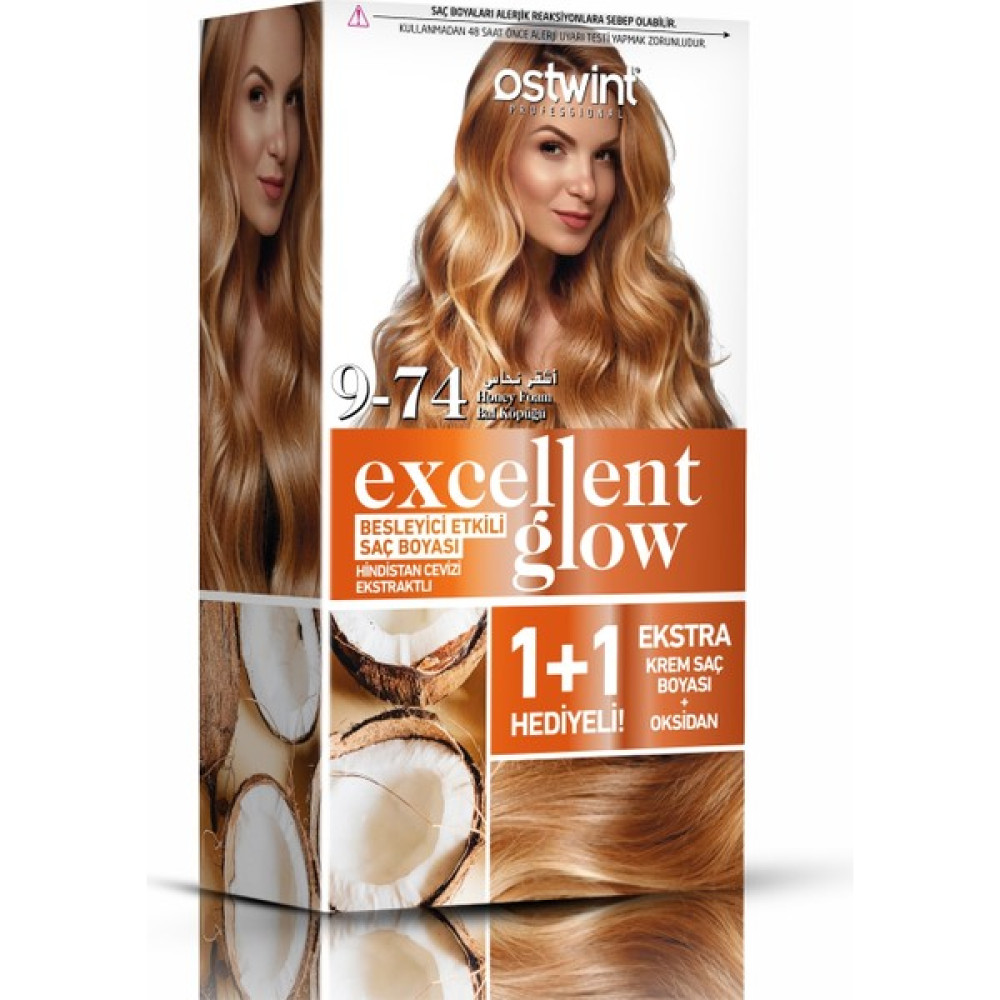 Ostwint Excellent Glow 1+1 Li Saç Boyası Seti No.9.74 Bal Köpüğü Oto Boyaları Fiyatı