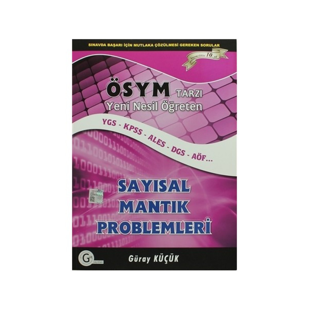 ÖSYM Tarzı Yeni Nesil - Sayısal, Mantık Problemleri - Güray Küçük Kaynak Kitapları Fiyatı