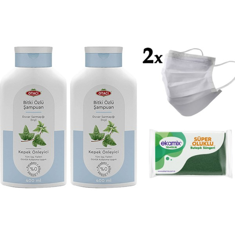 Otacı Bitki Özlü Kepeğe Karşı Etkili Şampuan Ivy 2 Adet 400 ml Şampuan ve Saç Kremi Fiyatı