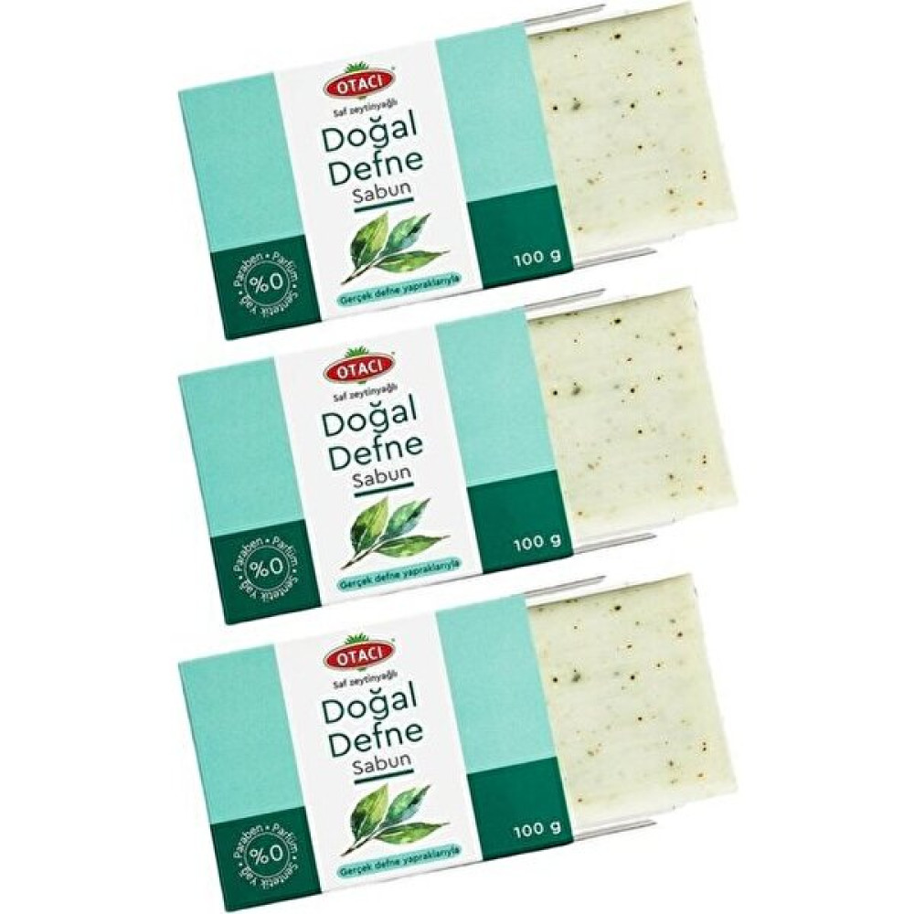 Otacı Defne Sabunu X3 Adet Cilt Temizleme ve Peeling Fiyatı