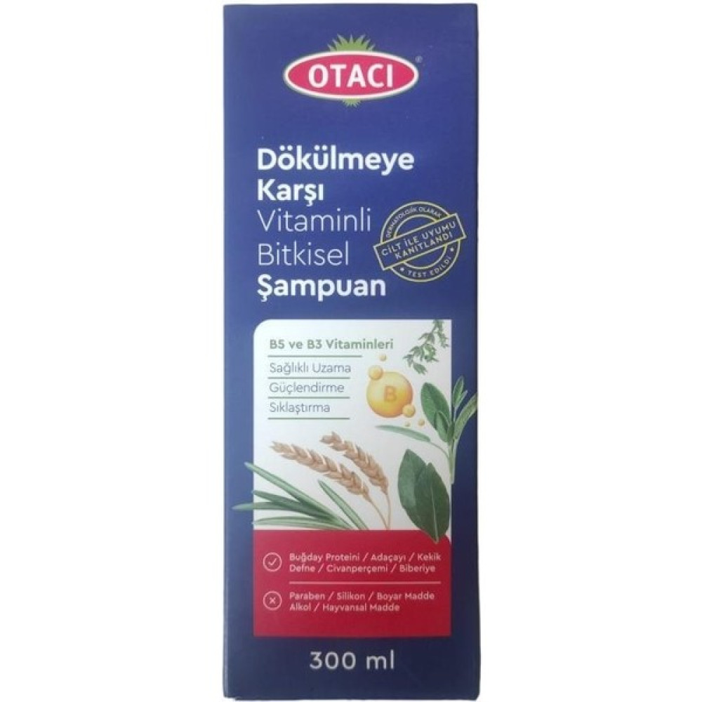 Otacı Dökülmeye Karşı Vitaminli Bitkisel Şampuan 300 ml Şampuan ve Saç Kremi Fiyatı