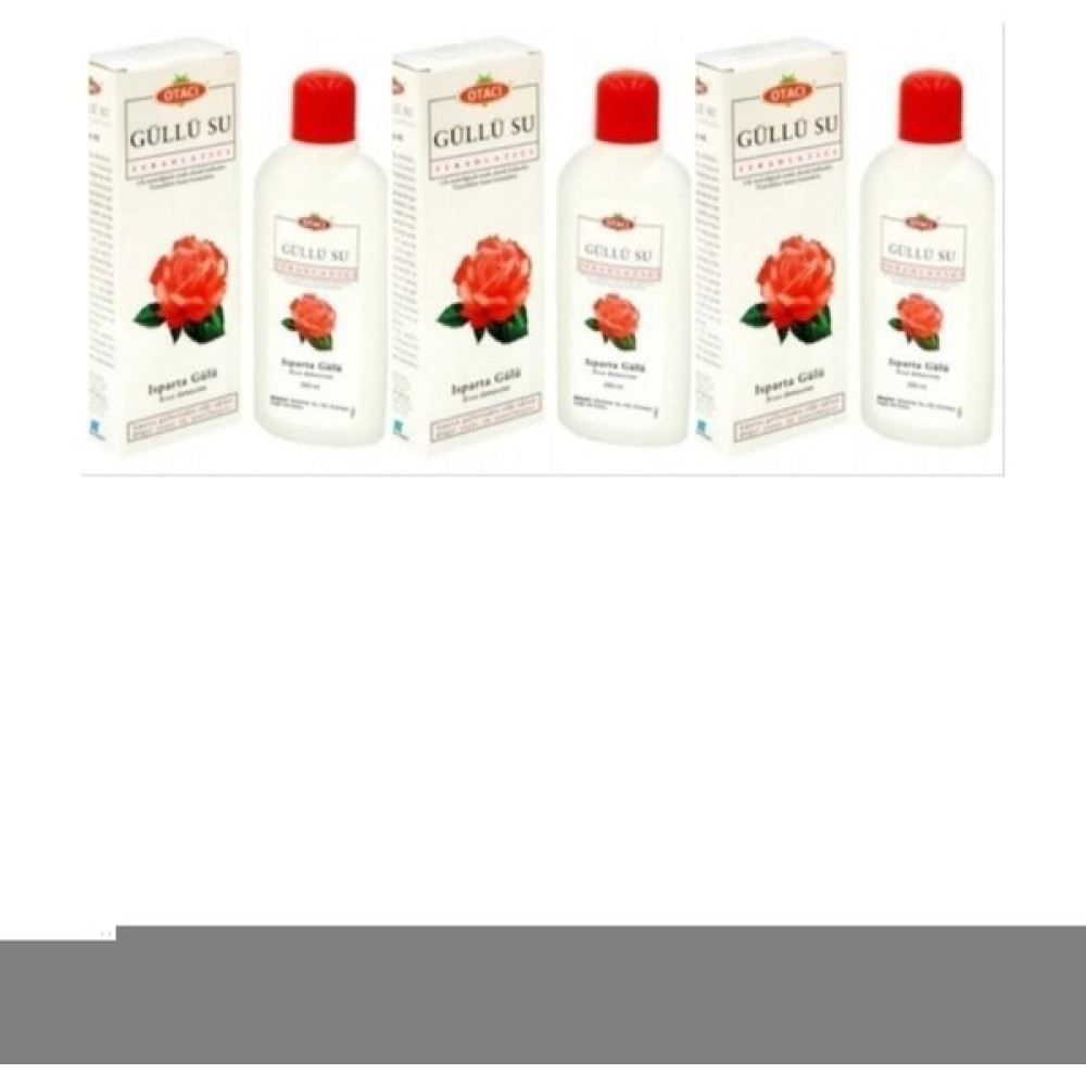 Otacı Gülsuyu Saf ve Doğal 250 ml Gül Suyu x 3 Adet Cilt Temizleme ve Peeling Fiyatı