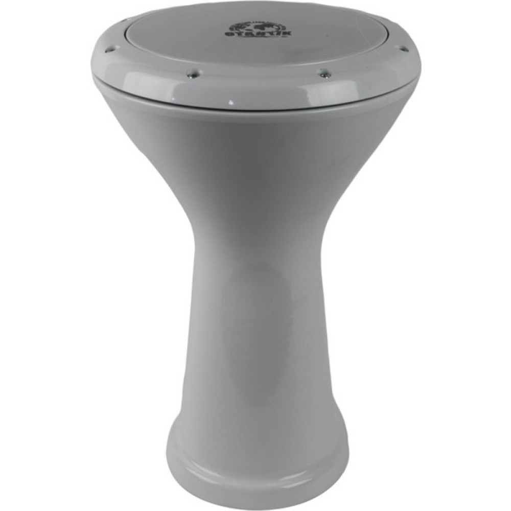 Otantik Müzik Döküm Metal Beyaz Darbuka (Drum, Doumbek, Perküsyon) HZR3027 Vurmalı Çalgılar Fiyatı