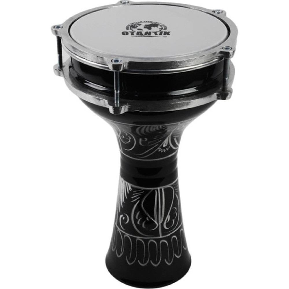 Otantik Müzik Siyah Erzincan Işleme Darbuka No 3 (Drum,doumbek,perküsyon) Vurmalı Çalgılar Fiyatı