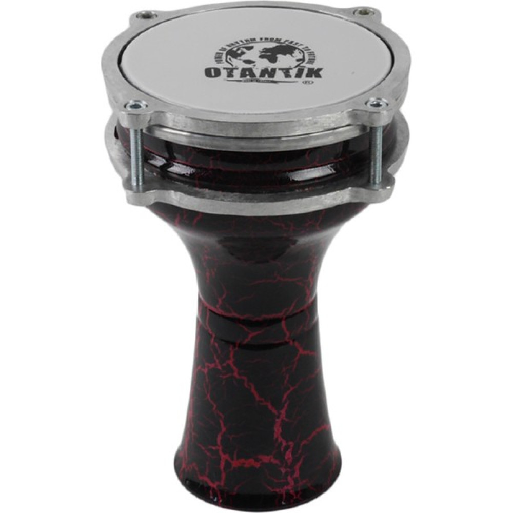 Otantik Power Of Rhythm From Past To Future No 0 Kırmızı Çatlak Desenli Bebek Darbukası (Drum,Doumbek,Perküsyon) Vurmalı Çalgılar Fiyatı