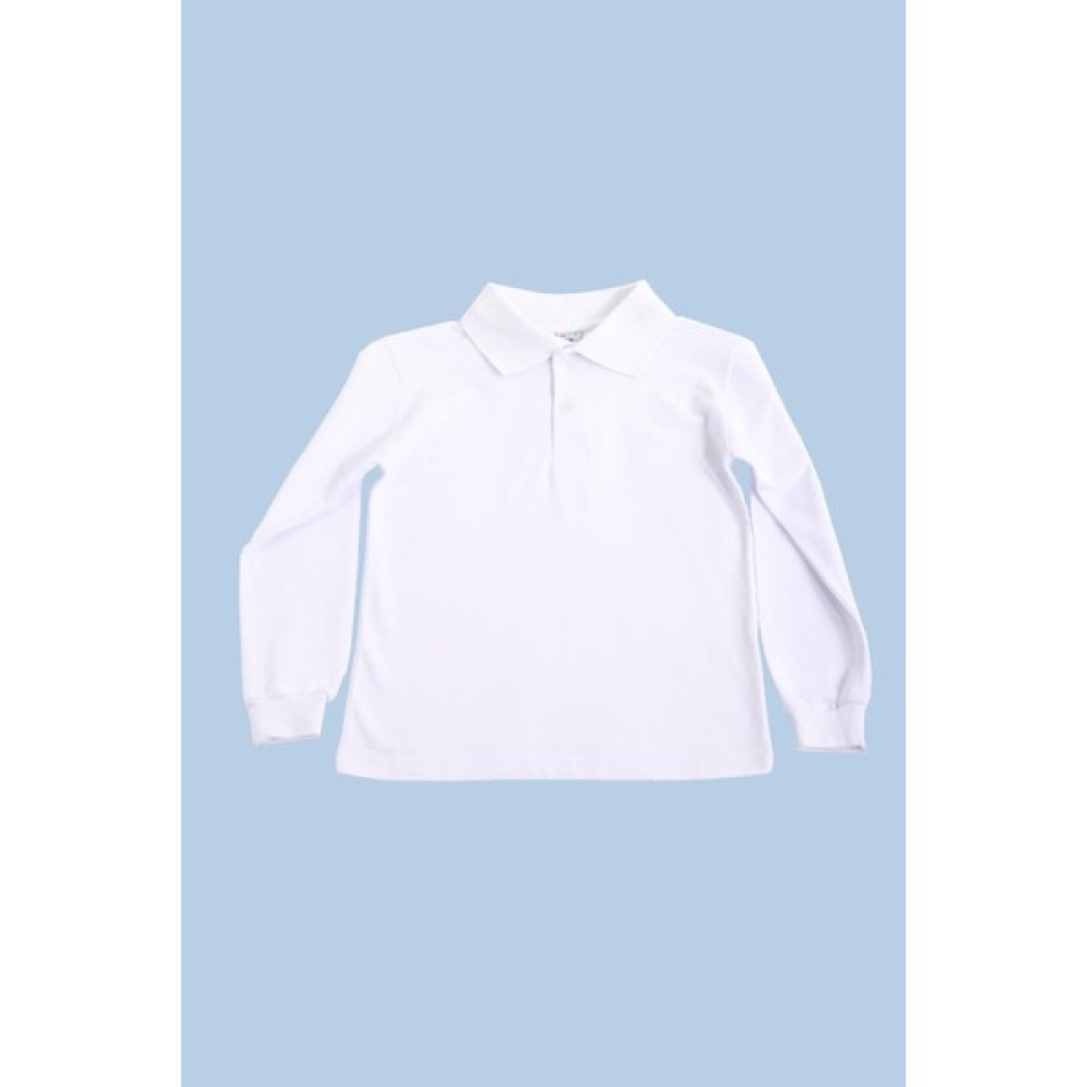 Otarzsenin Erkek Çocuk Düz Beyaz Polo Yaka Uzun Kollu Tişört Okul Sweatshirt Erkek Çocuk Sweatshirt Fiyatı
