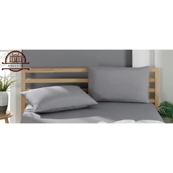 Otelvıo 2 Adet Pamuklu Yastık Kılıfı 50 x 70 cm - Antrasit Yastık Kılıfı Fiyatı