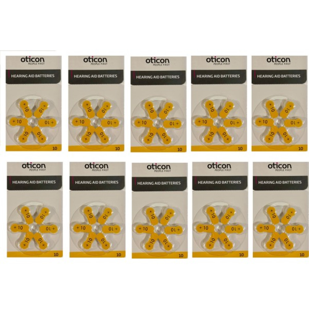 Oticon 10 Numara İşitme Cihazı Pili (10 Paket) Diğer Fiyatı