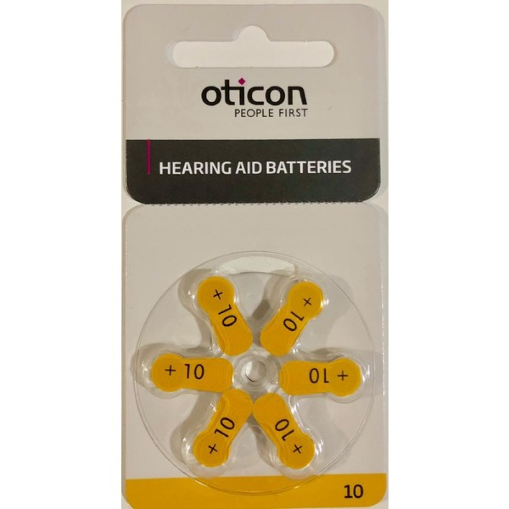 Oticon 10 Numara İşitme Cihazı Pili 6 Adet - 6' lı Diğer Fiyatı