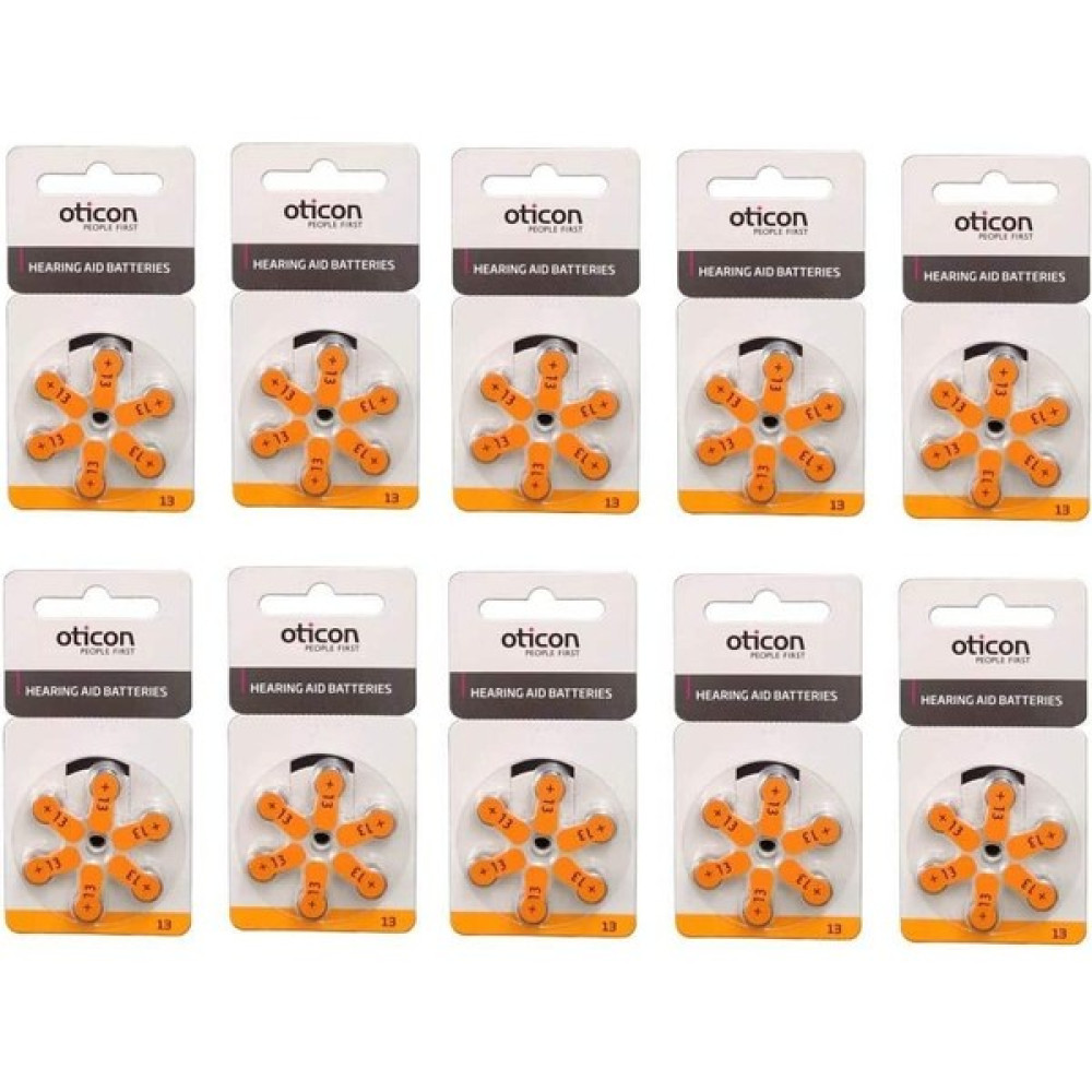 Oticon 13 Numara Işitme Cihazı Pili (10 Paket) Diğer Fiyatı