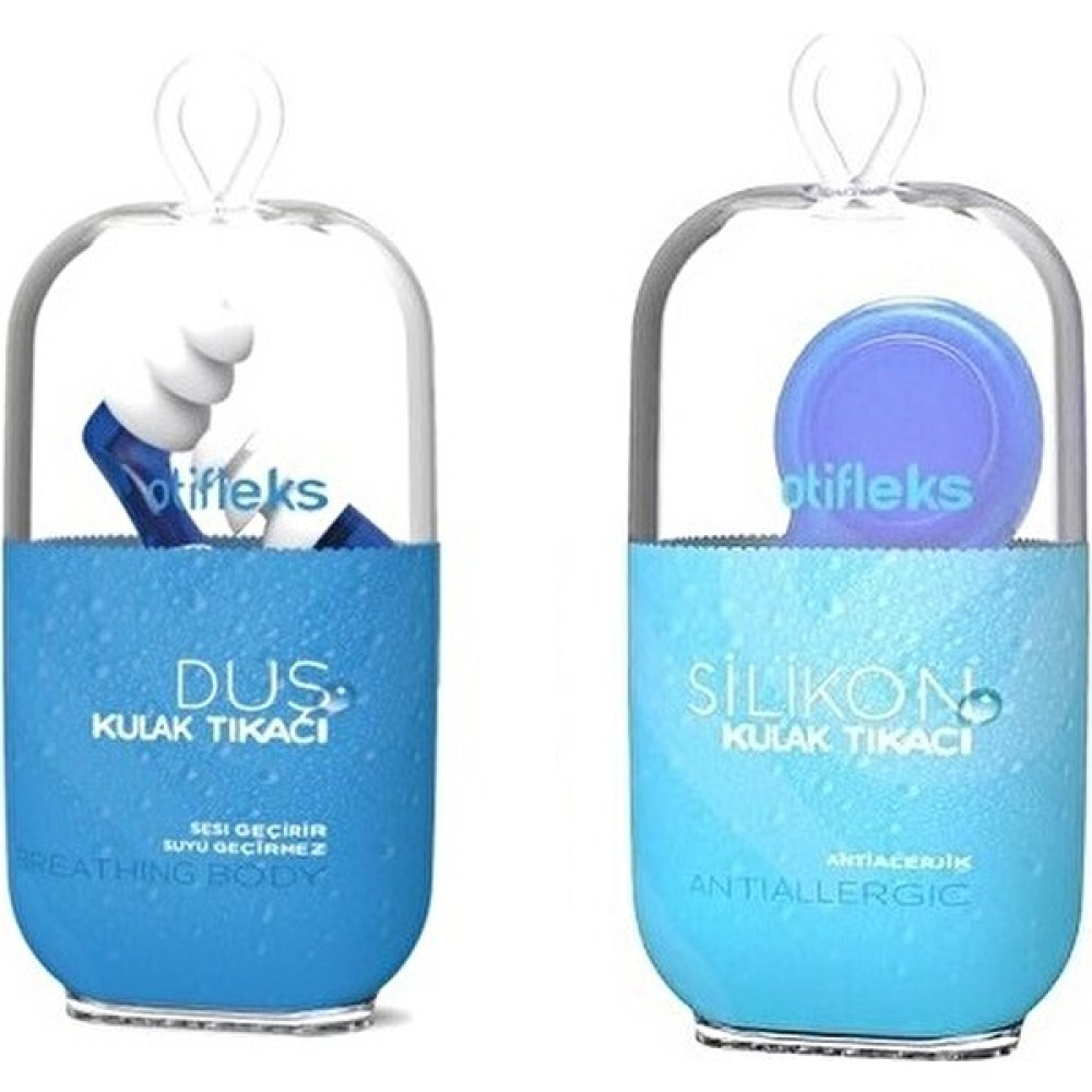 Otifleks Duş Kulak Tıkacı L + Silikon Kulak Tıkacı 4'lü Dalış & Yüzme Malzemeleri Fiyatı