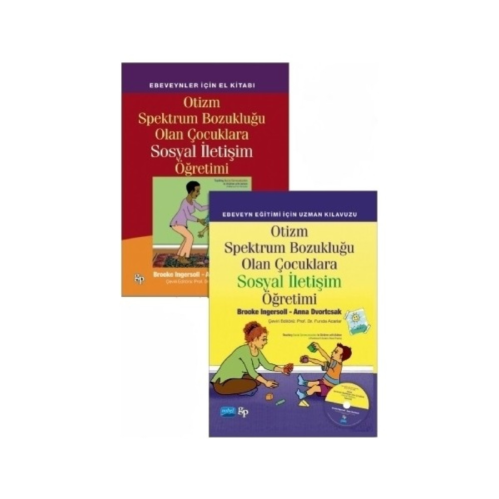 Otizm Spektrum Bozukluğu Olan Çocuklara Sosyal İletişim Öğretimi (2 Kitap Takım CD'li) Çocuk Bakımı Kitapları Fiyatı