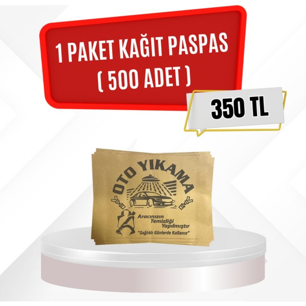 Oto 55 (1 Paket) Oto Kağıt Paspas 500 Lü - (ClearEyelets)Black-RadiantOrchid Lastikler Fiyatı