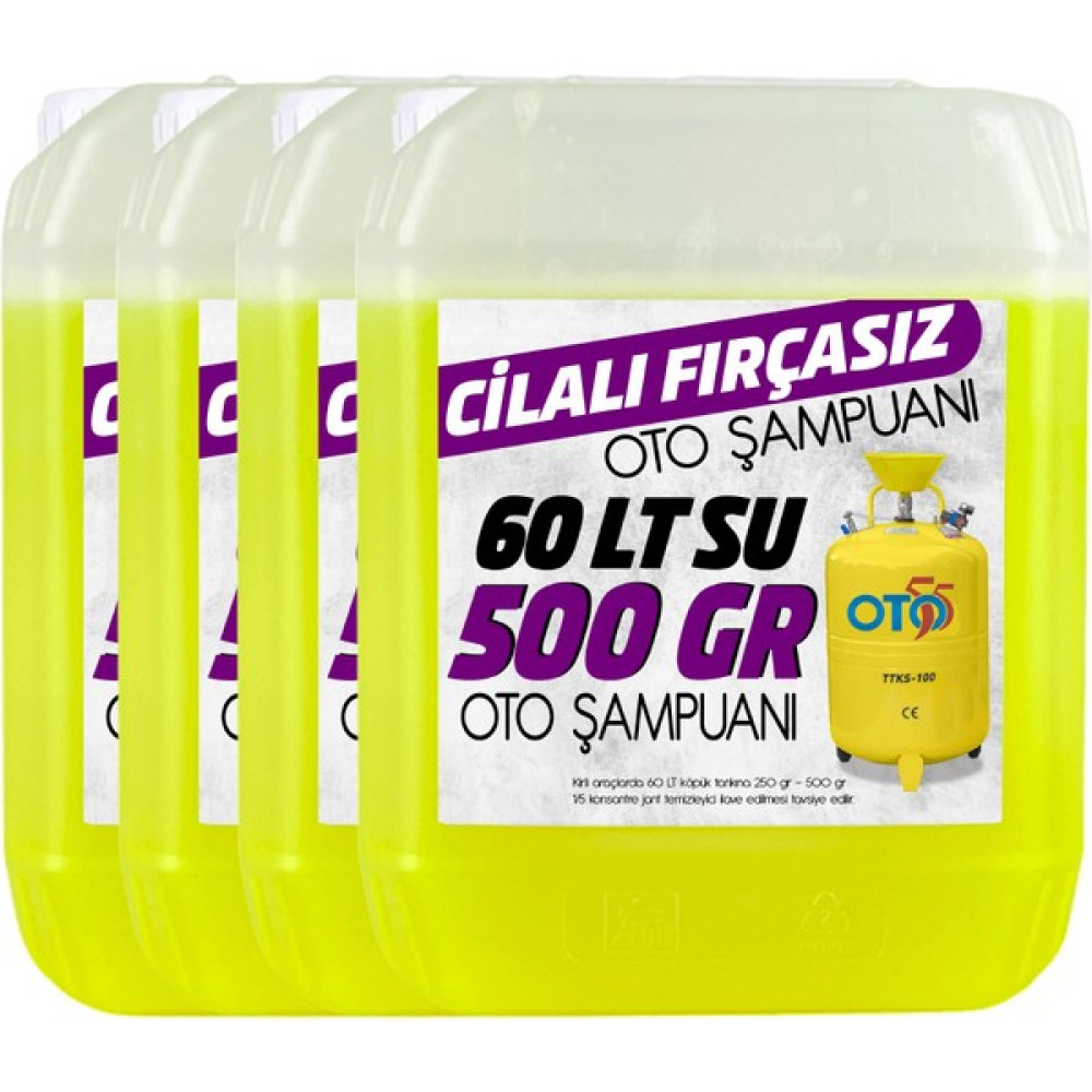 Oto 55 4 Adet Fırçasız Cilalı Oto Yıkama Köpüğü 4 Adet 5 kg (Yüksek Konsantre) - (DipCamo)Charcoal-White Oto Yıkama Ürünleri Fiyatı
