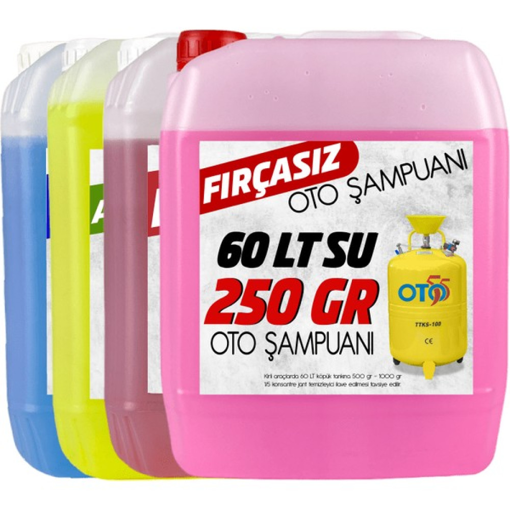Oto 55 4 Alana 4 Bedava 8 Adet 5 kg (Yüksek Konsantre) - (Overwashed)Black-Checker Oto Genel Temizlik Fiyatı