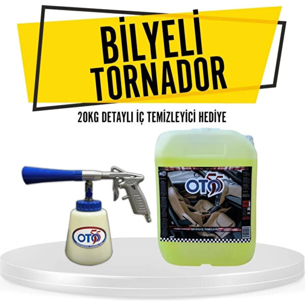 Oto 55 Bilyeli Tornador Detaylı Temizlik Tabancası - 02-Sarı Oto Yıkama Ürünleri Fiyatı
