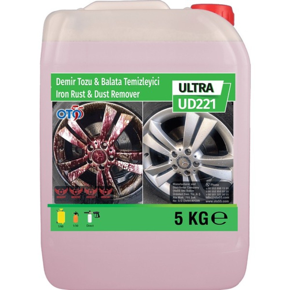 Oto 55 Demir Tozu & Balata Temizleyici 5000 ml - (Kenya)Black-TrueWhite Oto Genel Temizlik Fiyatı