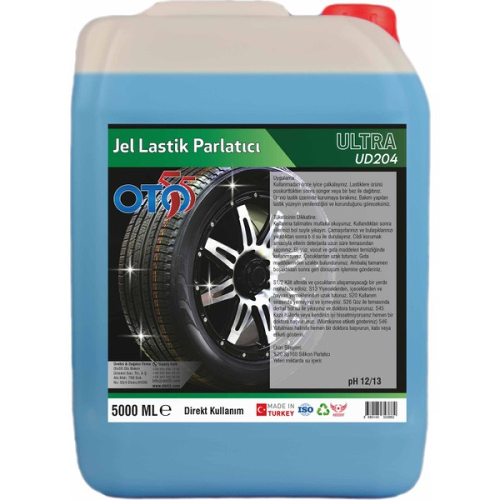 Oto 55 Jel Lastik Parlatıcı 5000 ml - BLS (MAVİ SUNBURST) Oto Genel Temizlik Fiyatı