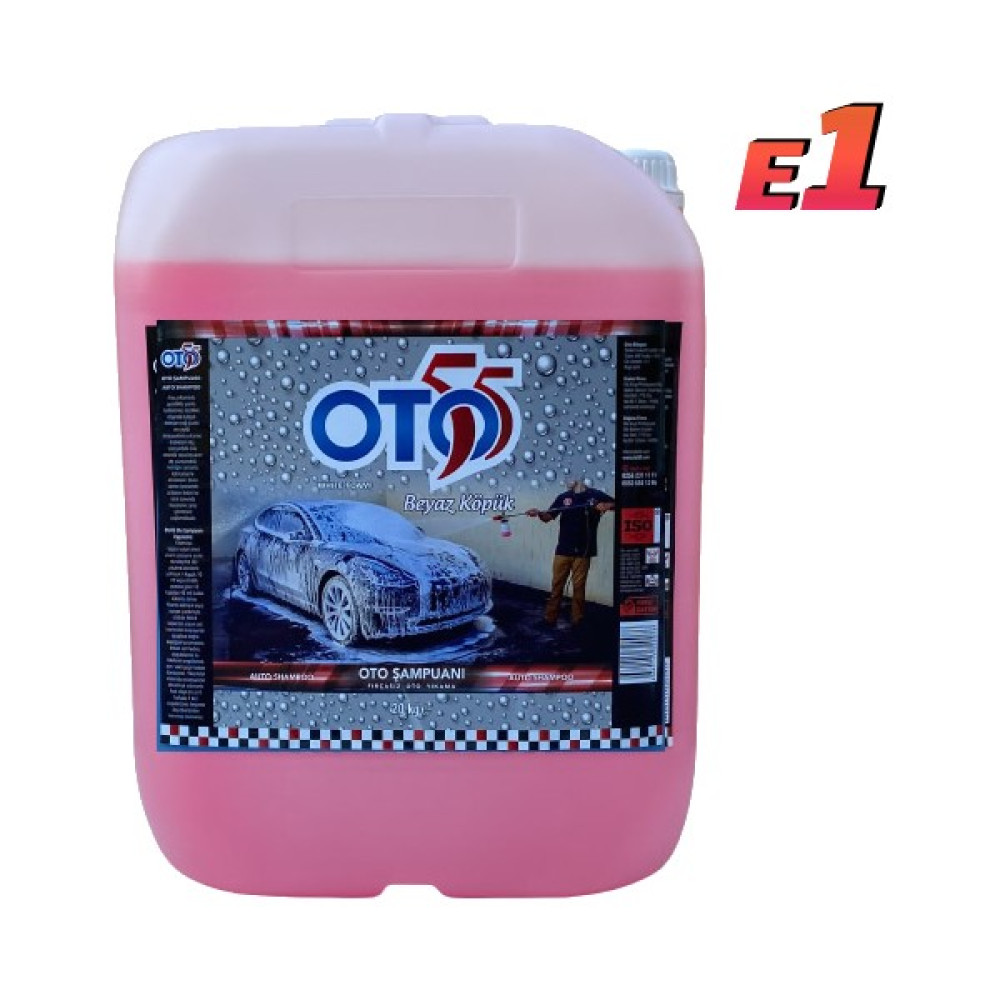 Oto 55 Oto Yıkama Şampuanı 20 kg - 010 - Beyaz Oto Genel Temizlik Fiyatı