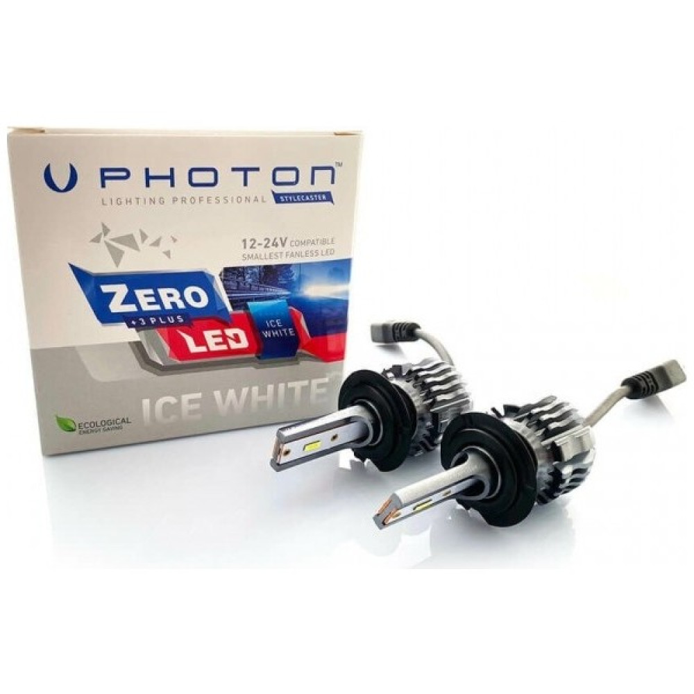 Oto Aksesuarcım Photon Zero +3 Plus Seri Mini Slim H4 LED Xenon Far Ampulü Buz Beyaz 12-24V Oto Boyaları Fiyatı