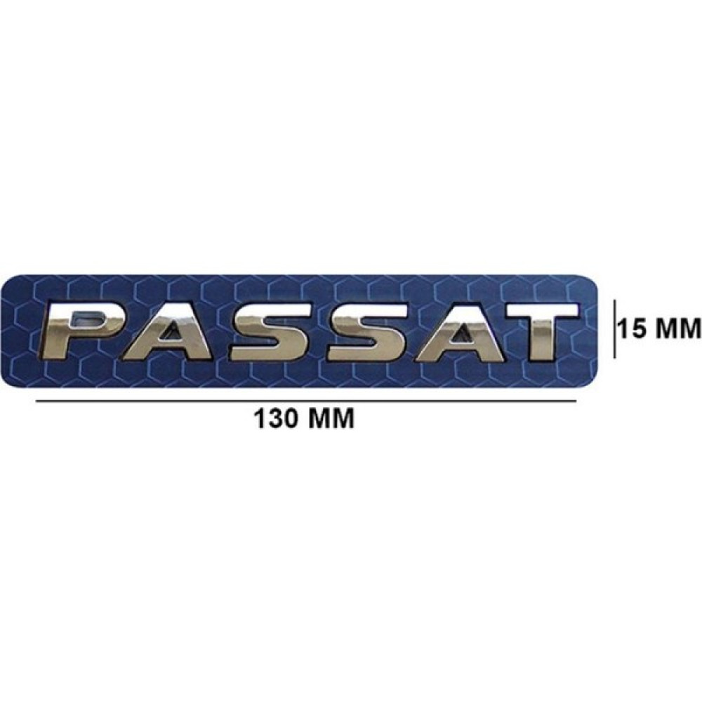 Oto Demir Passat Yazı - Passat Arka Yazı - Orjinal Passat Yazısı - Bagaj Passat Yazısı - Passat Krom Yazı Oto Boyaları Fiyatı