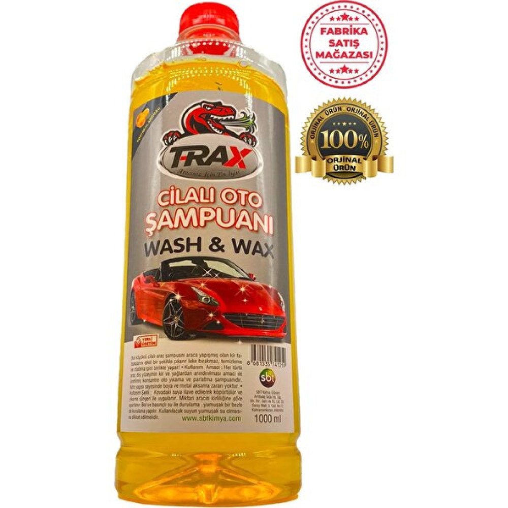 Oto Şampuanı Araba Cilalı Süper Kalite Etkili Temizlik 1 Litre Oto Yıkama Ürünleri Fiyatı