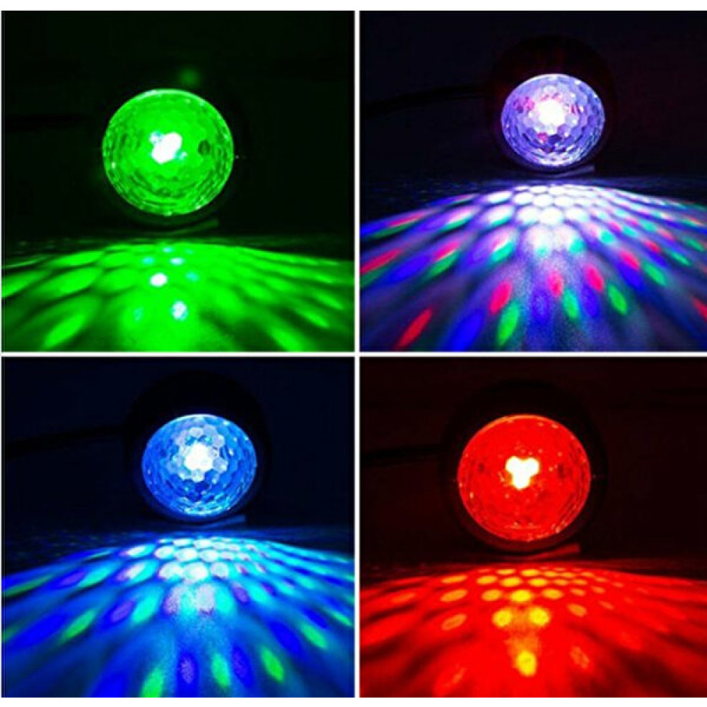 Oto Tuning Disko Ayak Altı Usb'li Sese Duyarlı Rgb LED Işık Oto Seyahat Ürünleri Fiyatı