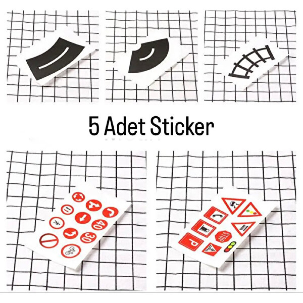 Otobant Yol Dönüşleri ve Yol Işaretleri 5 Sticker Eğitici Oyuncak Fiyatı