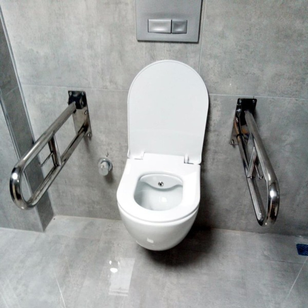 Otobir Engelli Tutunma Barı Tuvalet Kağıtlıklı Banyo Wc Paslanmaz Mat Satine Yüzeyli - Montaj Hariç Küvet & Klozet Tutamakları Fiyatı