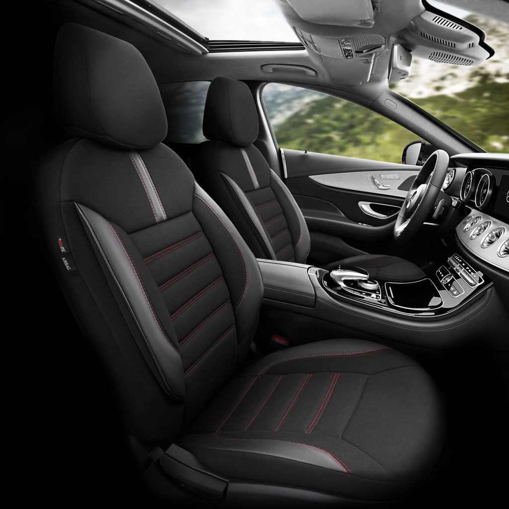 Otom Limited Design Airbag Dikişli Ekstra Destekli Oto Koltuk Kılıfı Tam Set Siyah - Kırmızı - Kırmızı - Siyah Diğer Fiyatı