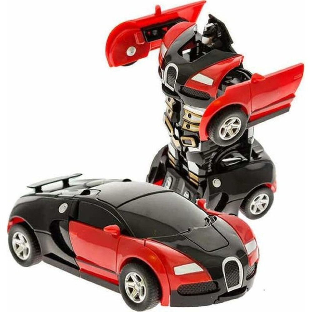 Otomatik Robota Dönüşen Araba Kırmızı Renk Oyuncak Araç Fiyatı