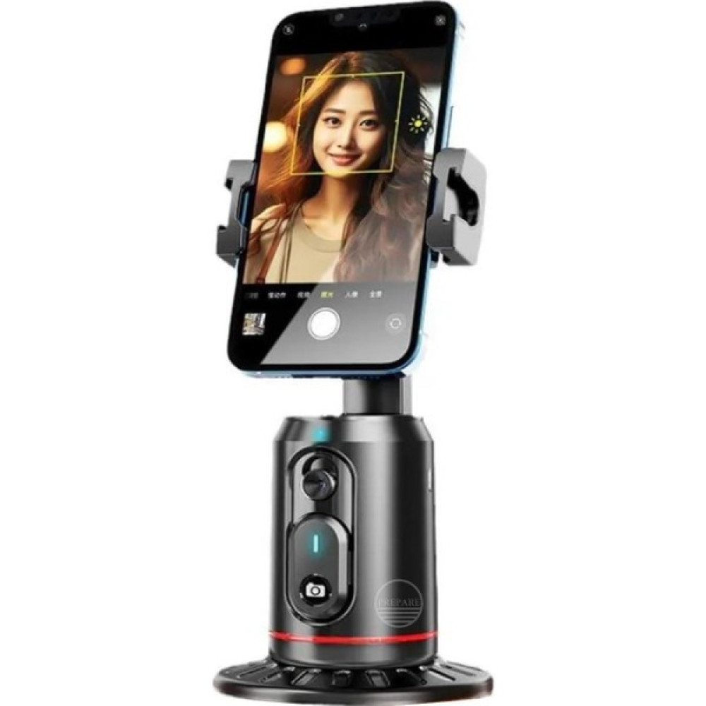 Otomatik Yüz Takipli Gimbal - Akıllı Telefon ve Aksiyon Kamerası Için 360° Döner Masaüstü Q02 - Siyah Dijital Kamera Aksesuarları Fiyatı
