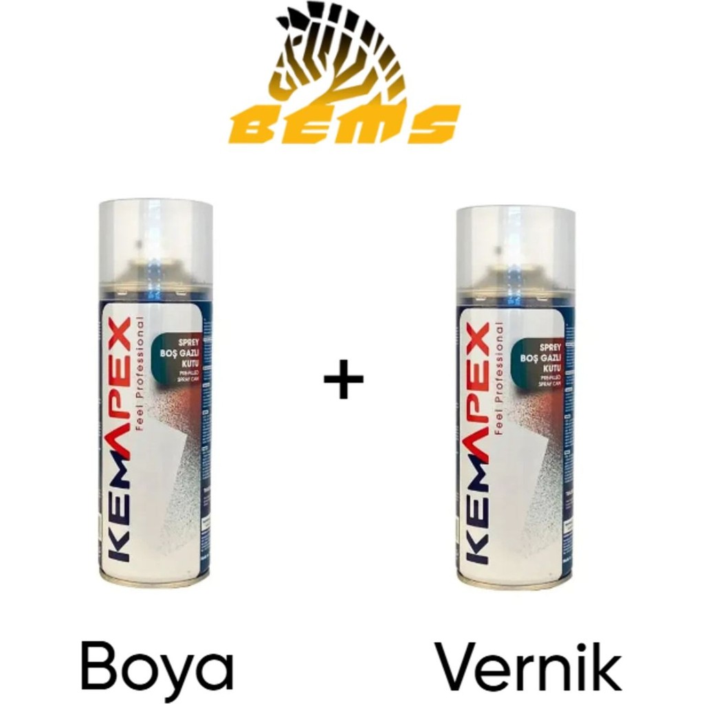 Otomobil Rötüş Sprey Boya + Vernik 400ML + 400ML Oto Boyaları Fiyatı