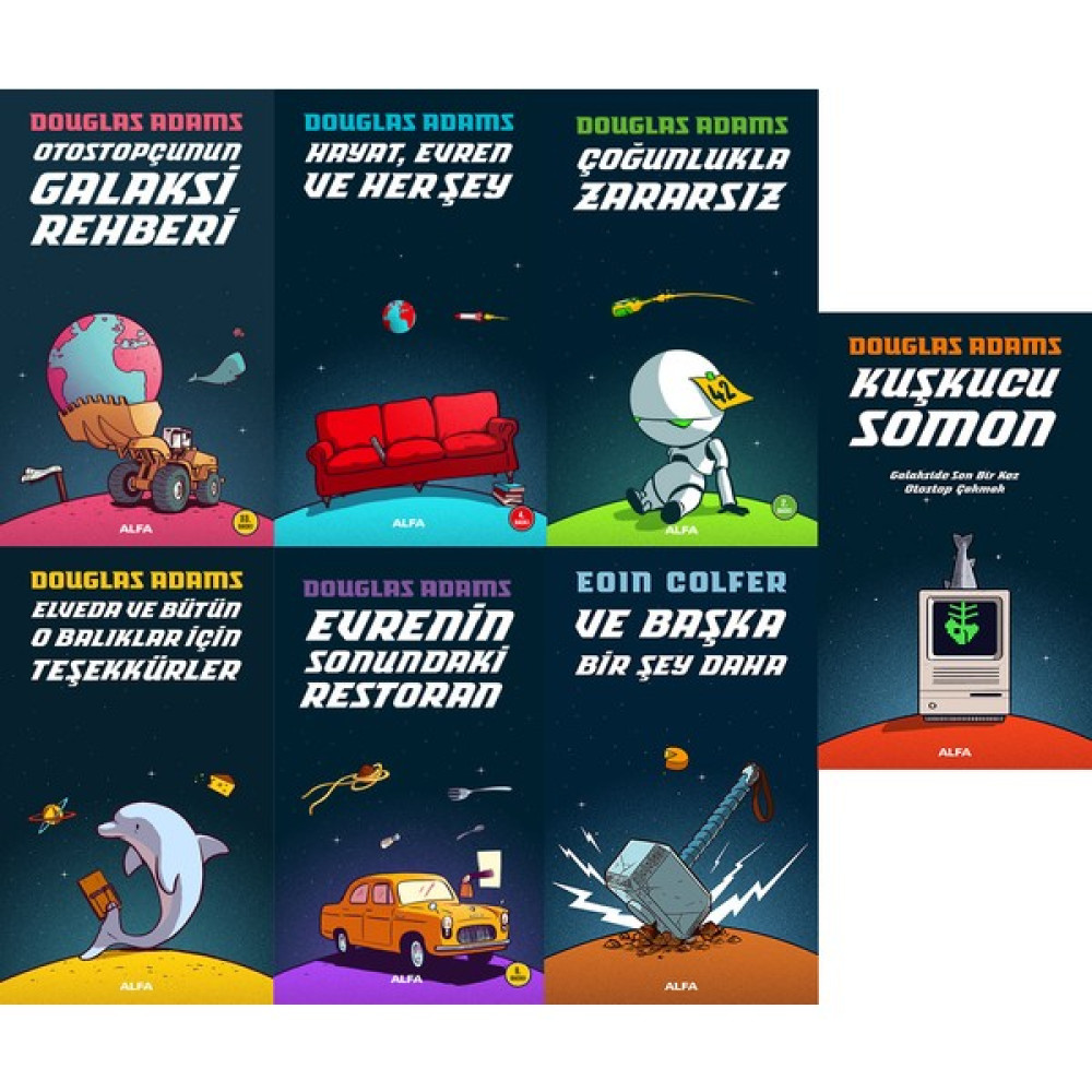 Otostopçunun Galaksi Rehberi 7 Kitap Set / Douglas Adams Bilim Kurgu & Fantastik Fiyatı