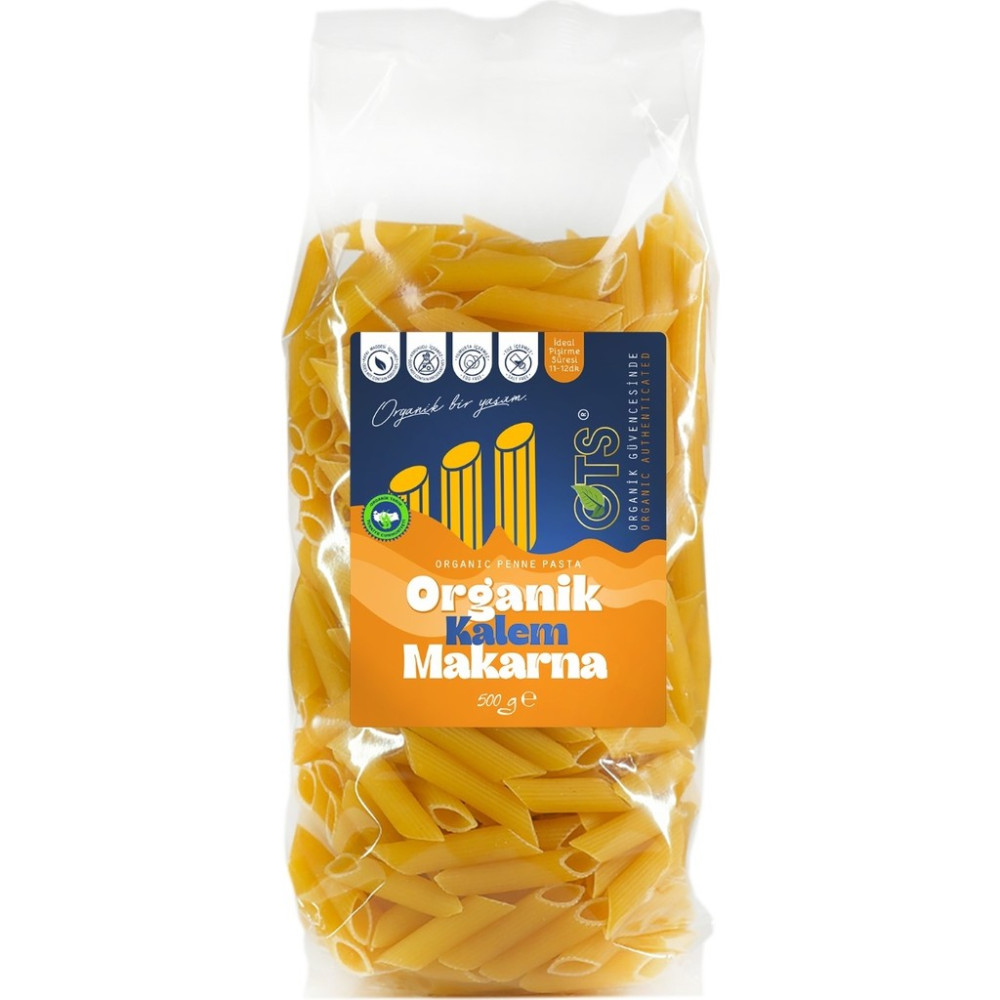 OTS Organik Kalem Makarna 500 g. -VEGAN- Makarnalar Fiyatı