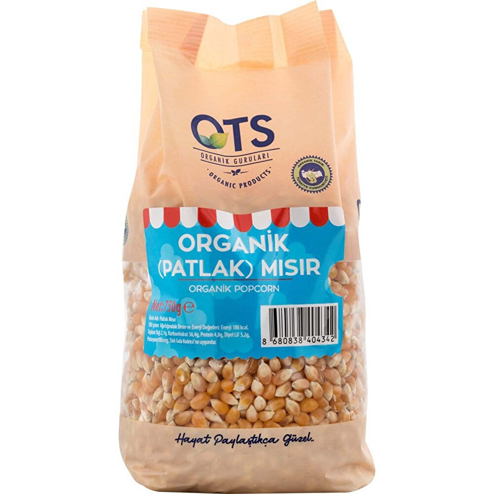 Ots Organik Patlakmalık Mısır 750 g Organik Ürünler Fiyatı