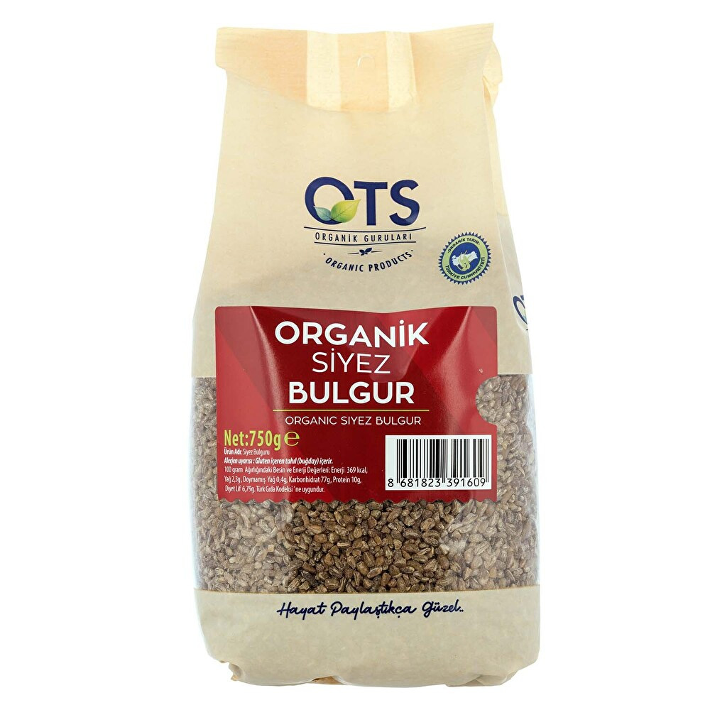 Ots Organik Siyez Bulguru 750 G Organik Ürünler Fiyatı