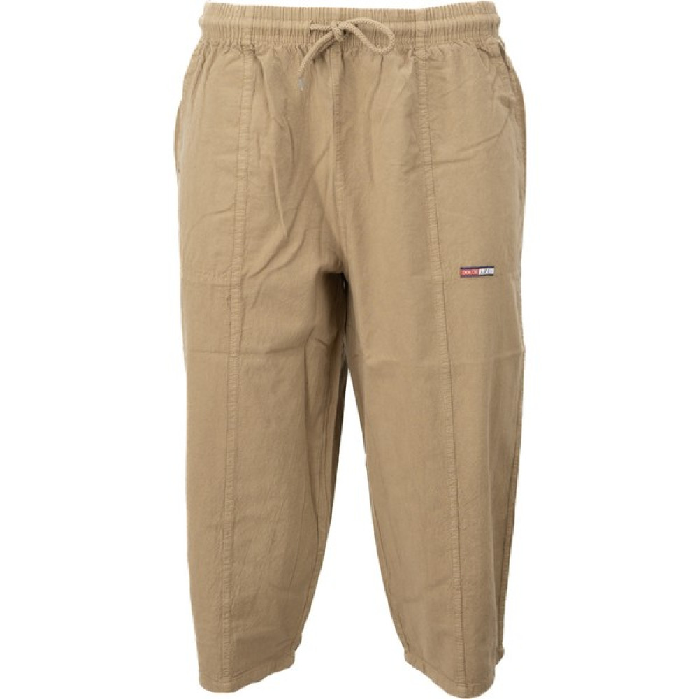 Ottoland Erkek Saf Pamuk Kumaş Kapri Düz Paça Yanlardan Cepli Beli Bağcıklı Kesim Tam Kalıp Erkek Şort Fiyatı