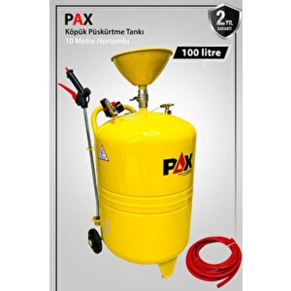 Ottomax Pax 100 Litre Köpük Tankı Köpük Püskürtme 10 Metre Hortum Tabancalı Oto Yıkama Ürünleri Fiyatı