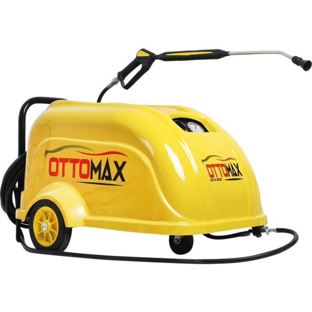 Ottomax Profesyonel Oto Yıkama Malzemeleri 200 Bar Basınçlı Yıkama Makinası Italyan Pompa 12 Metre Hortumlu Bahçe Makinesi Fiyatı