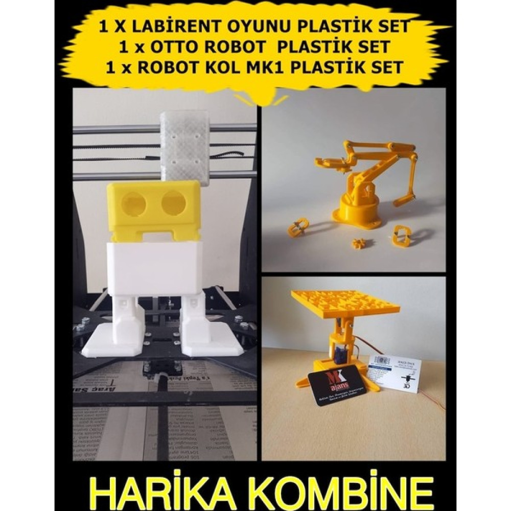Ottopaytak Robot+Robot Kol+ Labirent Oyunu Arduino Projeler Oto Boyaları Fiyatı