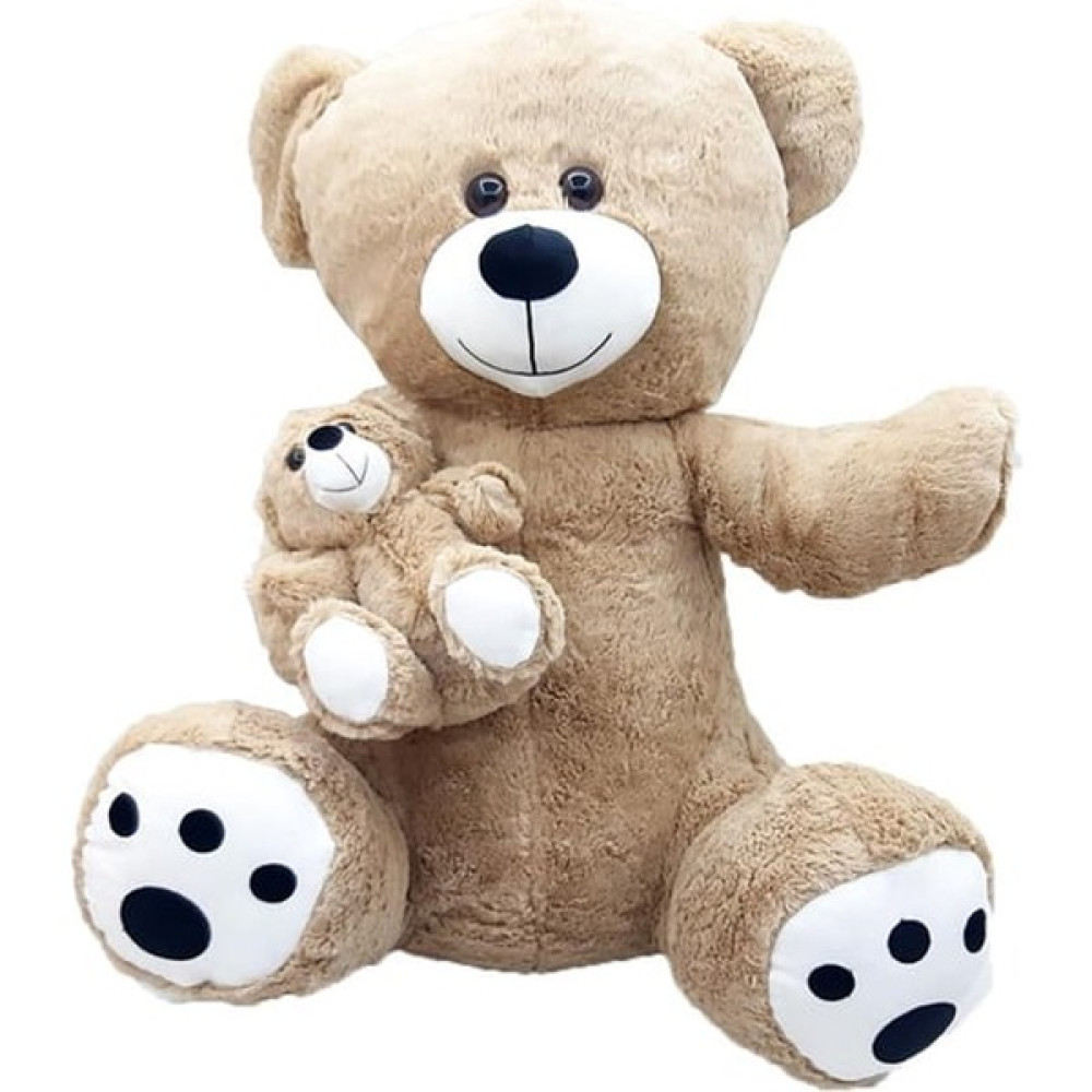 Oturakçı Oyuncak Peluş Yavrulu Ayıcık 65 cm 03059 Peluş Oyuncaklar Fiyatı