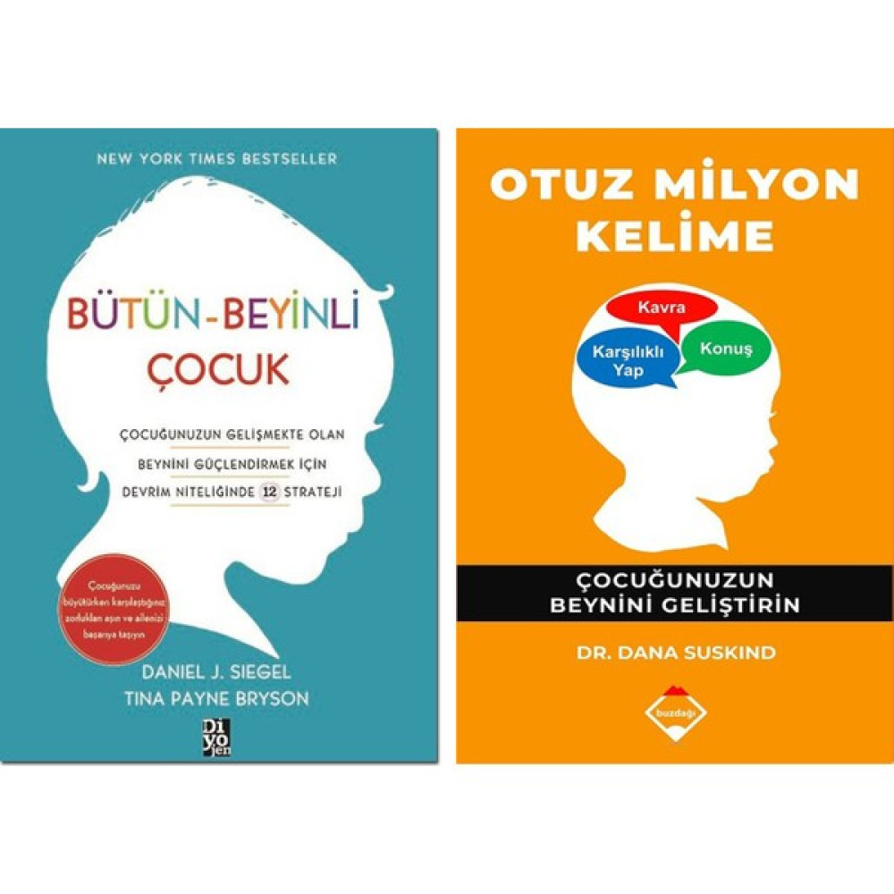 Otuz Milyon Kelime + Bütün Beyinli Çocuk - 2 Kitap Set Çocuk Bakımı Kitapları Fiyatı