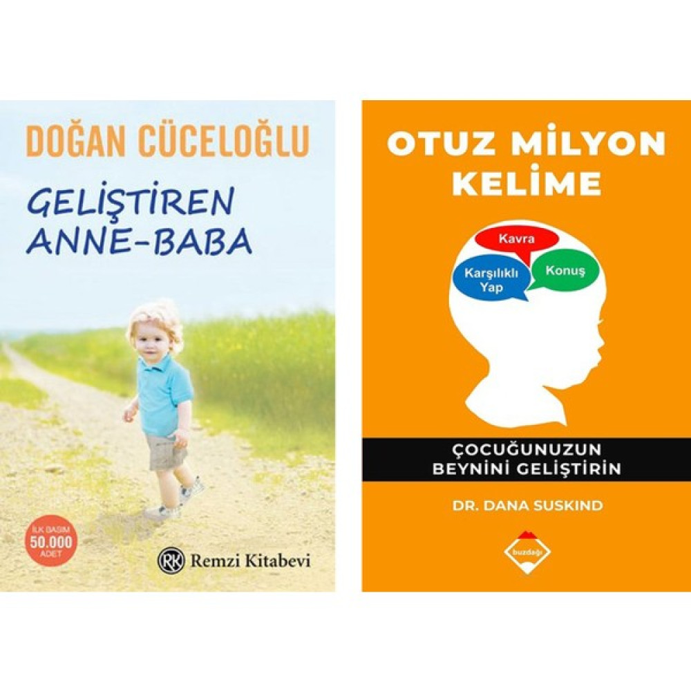 Otuz Milyon Kelime - Geliştiren Anne Baba - 2 Kitap Set Çocuk Bakımı Kitapları Fiyatı