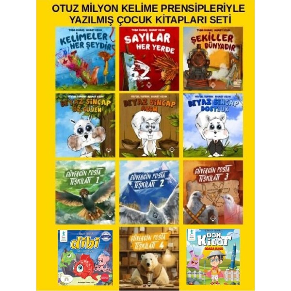 Otuz Milyon Kelime Prensibiyle Yazılmış 10 Kitap Çocuk Öykü Fiyatı