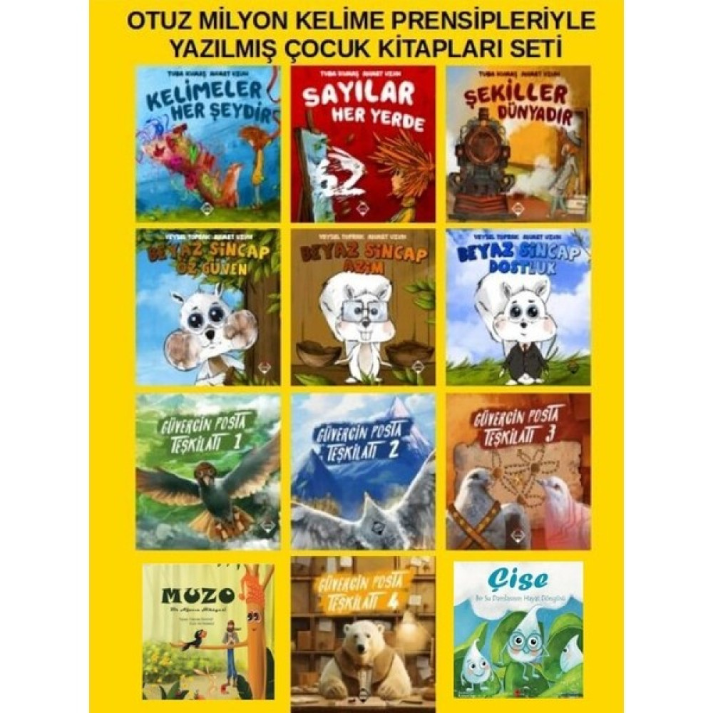 Otuz Milyon Kelime Prensibiyle Yazılmış 10 Kitap - Çise ve Muzo Öykü Kitabı Çocuk Öykü Fiyatı