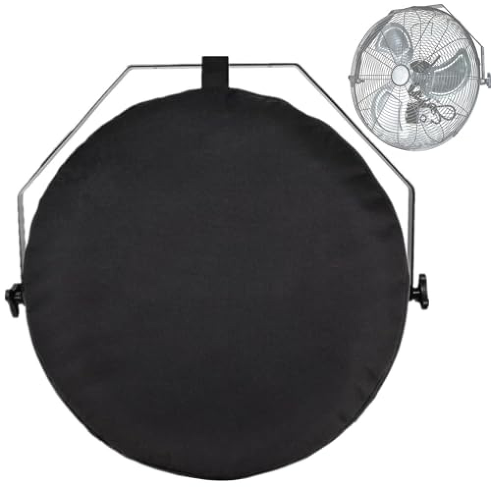 Outdoor Wall Mount Fan Cover Waterproof, GS Alderual 18"-22" Outdoor Wall Fan Cover for Winter, Round Industrial Wall Fan Cover for Patio Wall Fan, Corner Wall Mounted Fan, Floor Drum Fan Fans Fiyatı