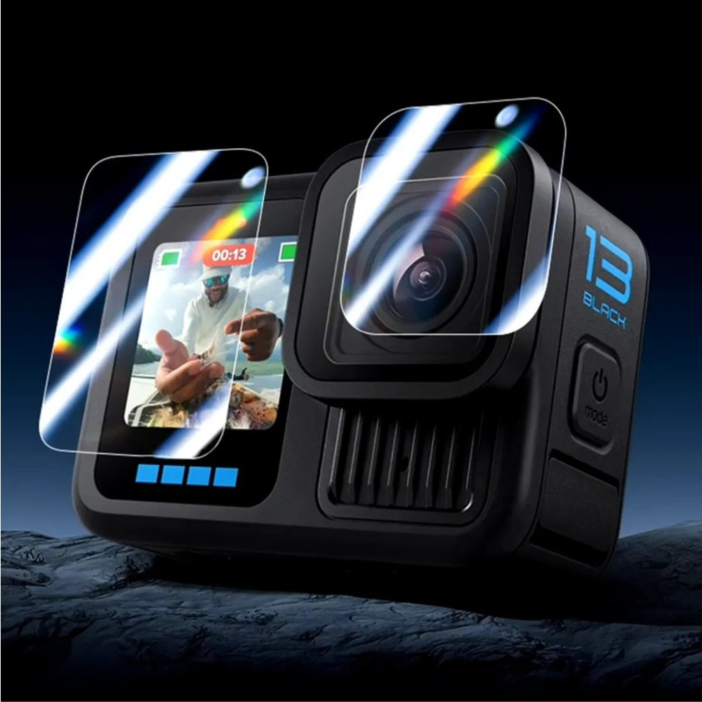 Outfire Gopro 13 Uyumlu Cam Ekran Koruyucu 3 Parça Ön Arka LCD Ekran ve Lens Koruyucu Kırılmaz Cam Aksiyon Kamera Aksesuarları Fiyatı